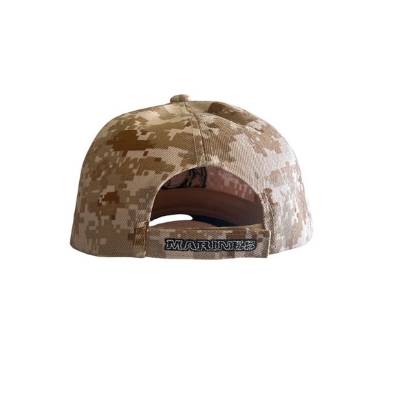 U.S. Marines Digital Camo Baseball Cap Adjustable Fit Officially Licensed Acryli - Picture 3 of 4